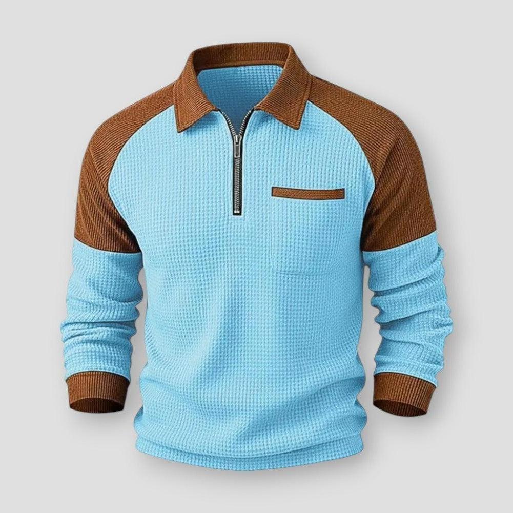 Sky Morris Windsor Locks Polo Pullover