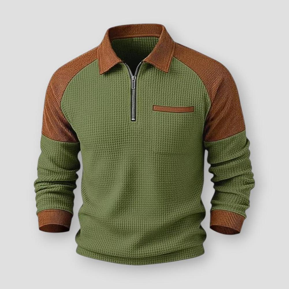 Sky Morris Windsor Locks Polo Pullover