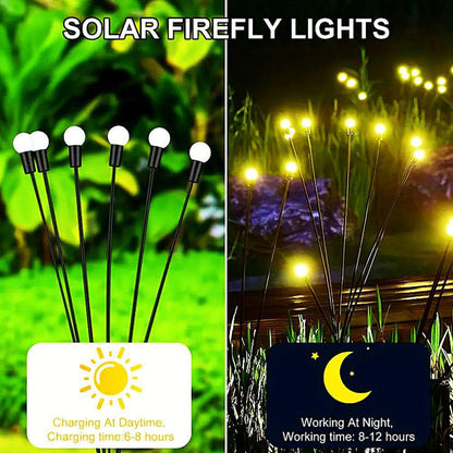 Solar Firefly Garden Lights (2 Sets)