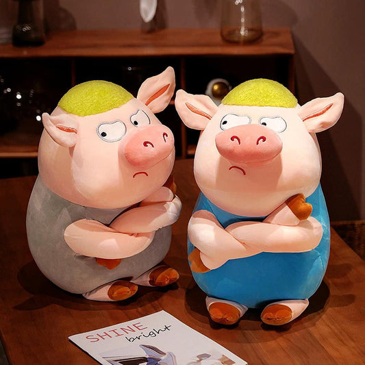 Moon Madrid Toledo Pompous Piggy Cartoon Pillow
