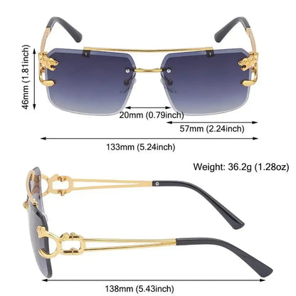 Moon Madrid Clovis Rimless Sunglasses