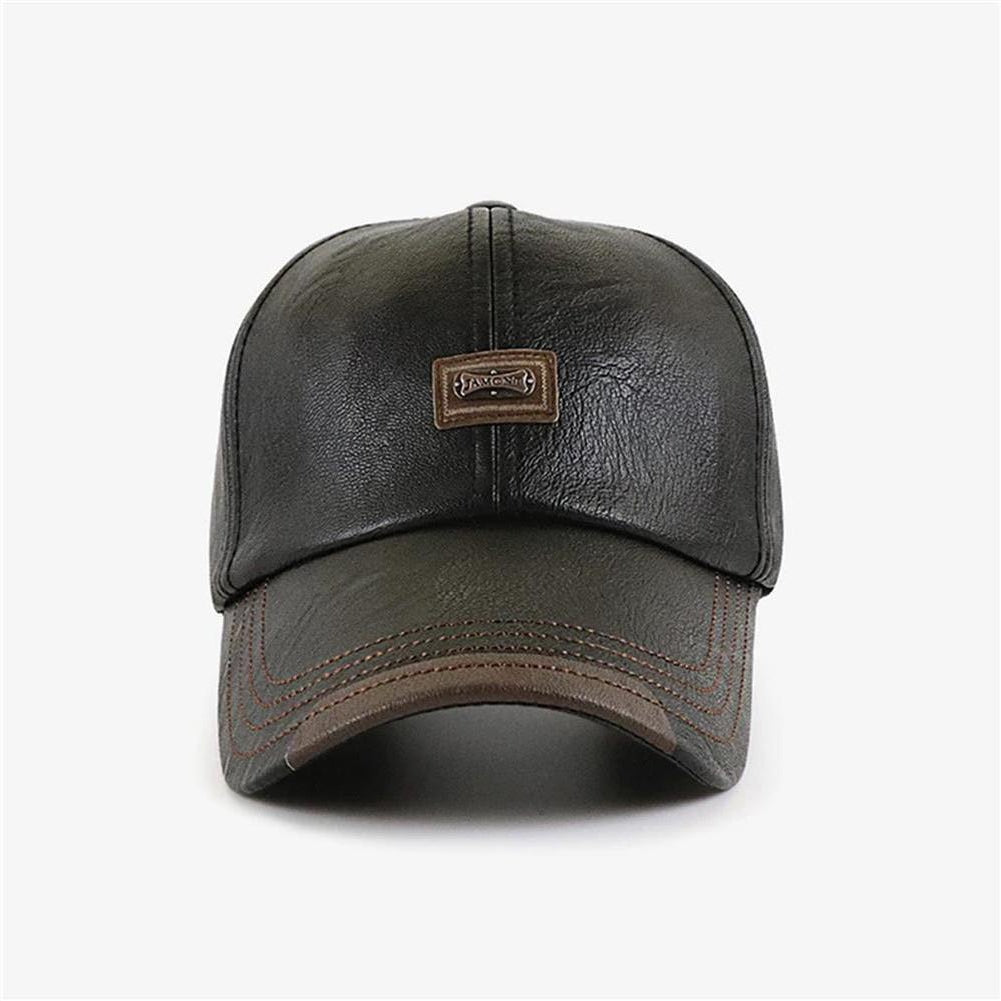 Sky Morris Leather Baseball Cap