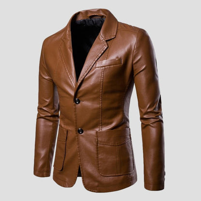 Saint Martin Leather Pocket Jacket