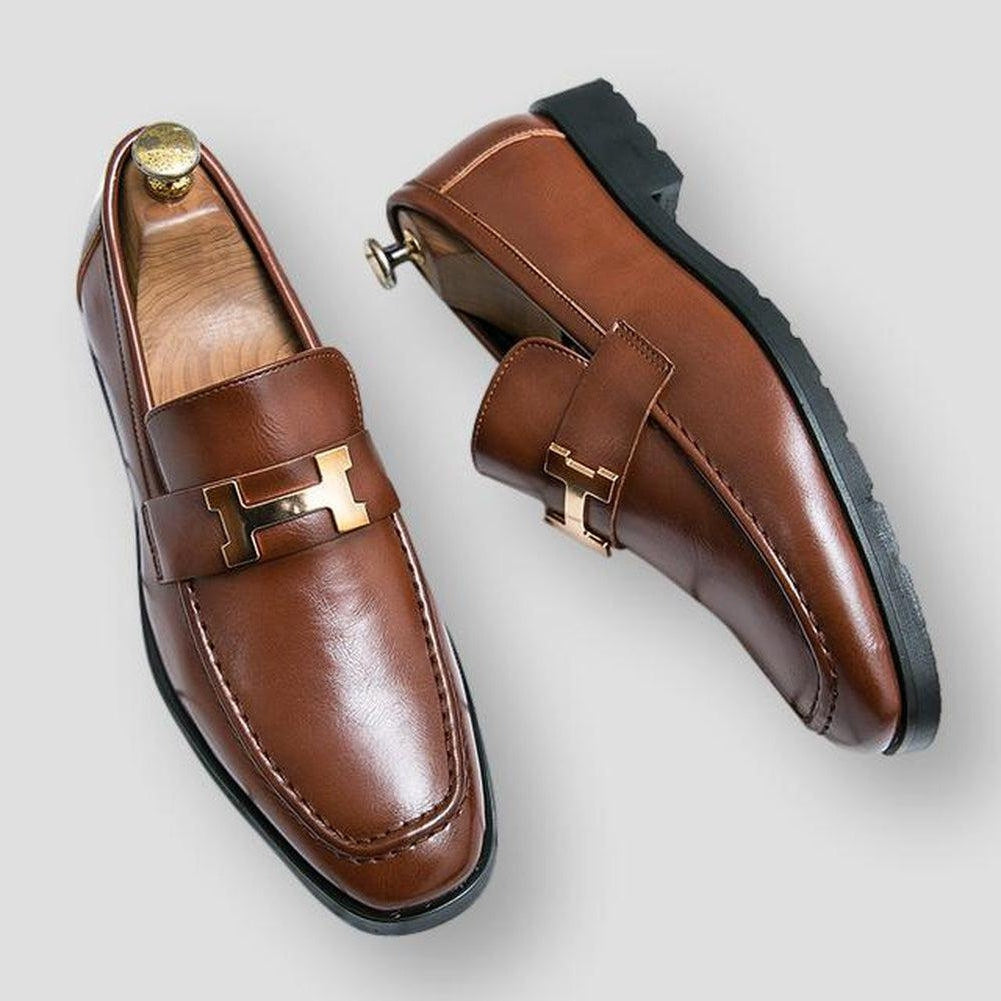 Moon Madrid Glenburn Leather Loafers