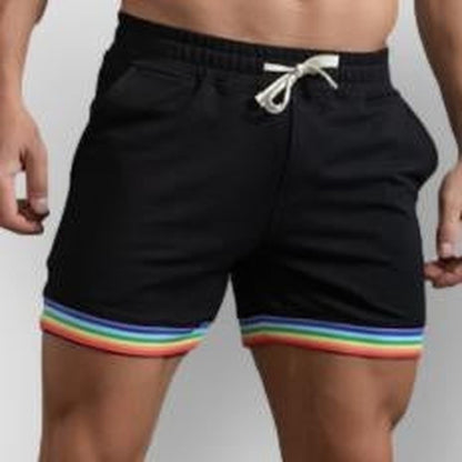 Moon Madrid Rainbow Cotton Shorts