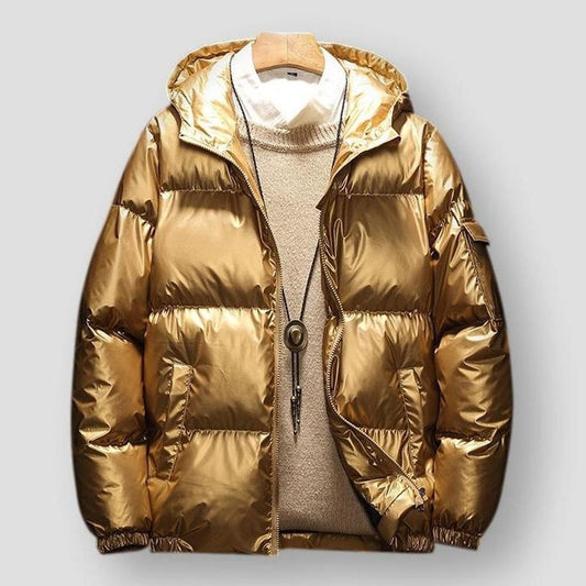 Saint Martin Metallic Puffer Jacket