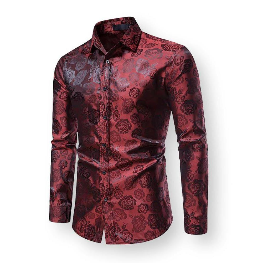 Moon Madrid Floral Slim Shirt