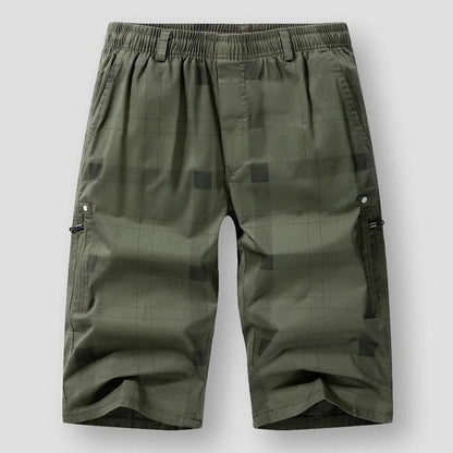 Moon Madrid Plaid Cargo Shorts