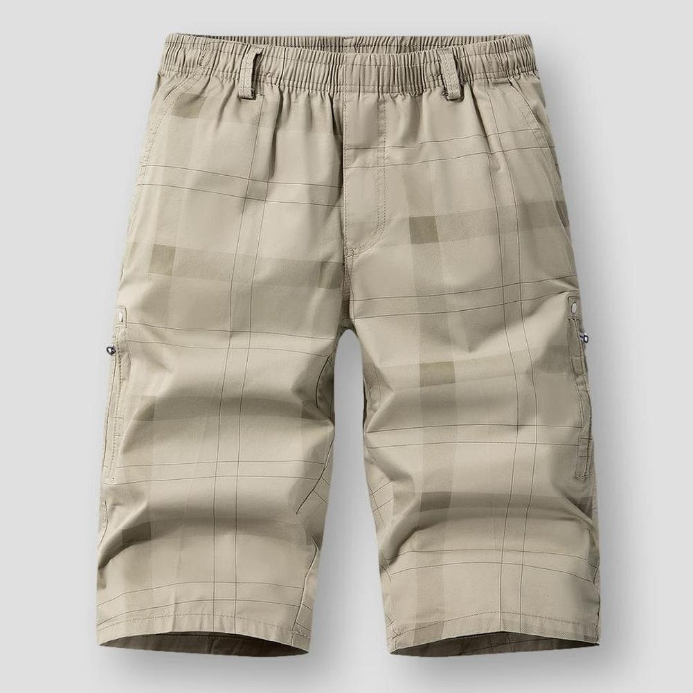 Moon Madrid Plaid Cargo Shorts