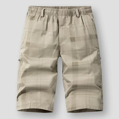 Moon Madrid Plaid Cargo Shorts