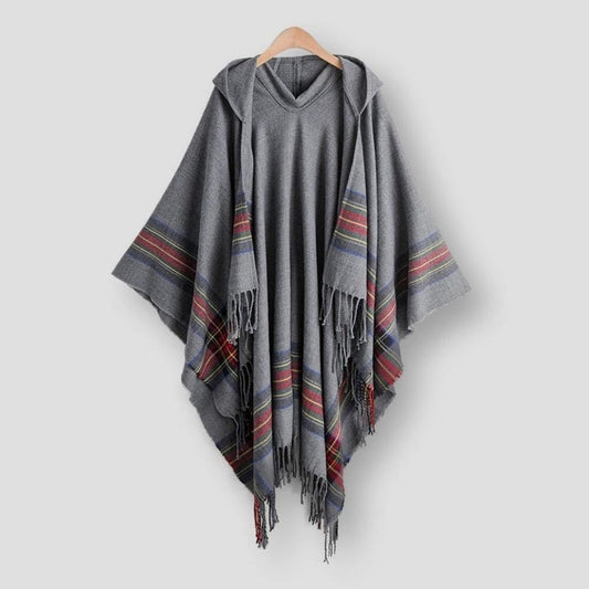 Sky Morris Maddox Hooded Poncho