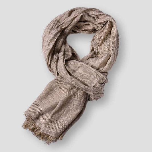 Saint Martin Fringed Cotton Scarf