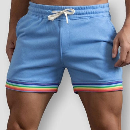 Moon Madrid Rainbow Cotton Shorts