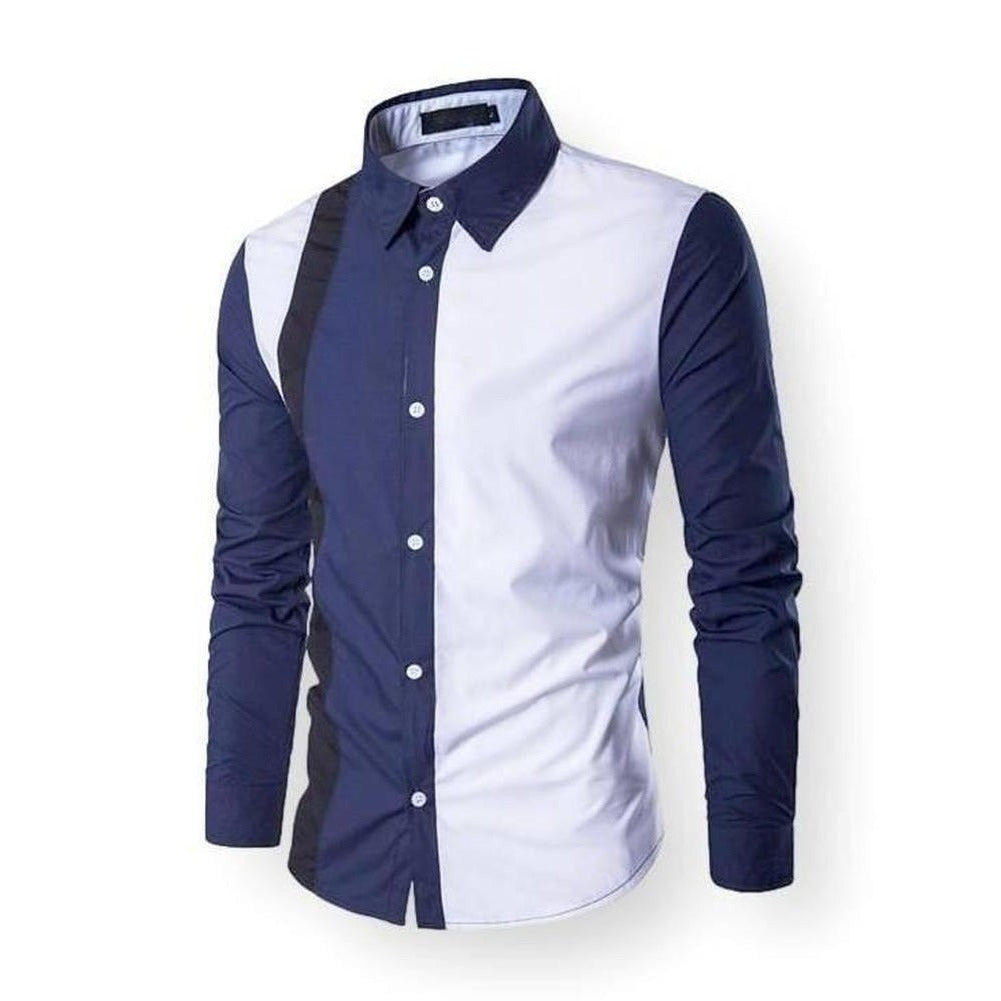 Saint Morris Patchwork Slim Shirt