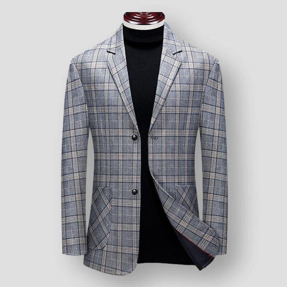 Saint Morris Villach Plaid Blazer