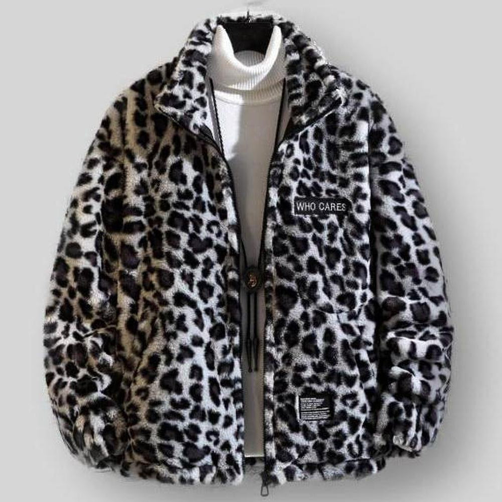 Sky Morris Leopard Fleece Jacket