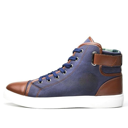 Sky Morris High-Top Canvas Sneakers