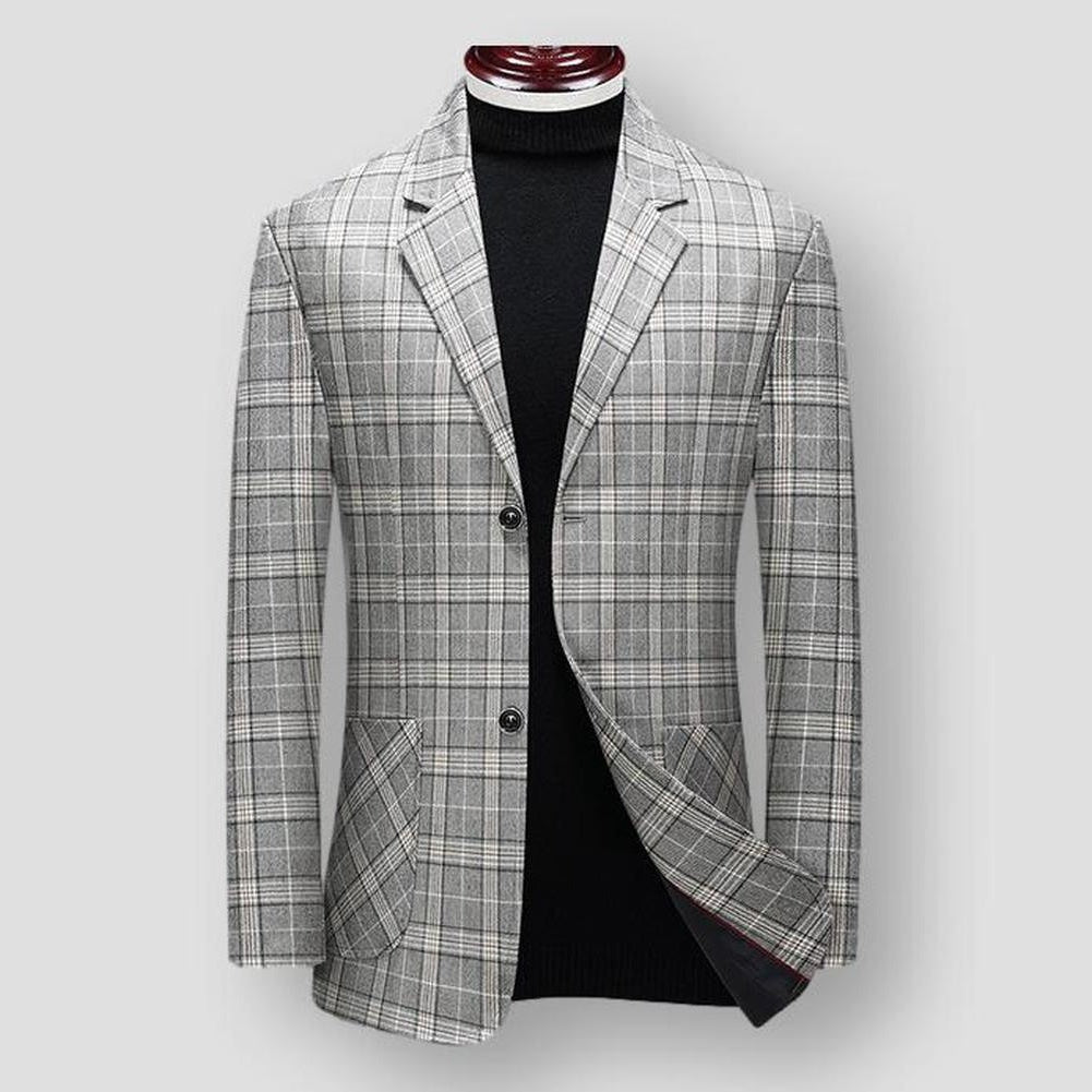 Saint Morris Villach Plaid Blazer