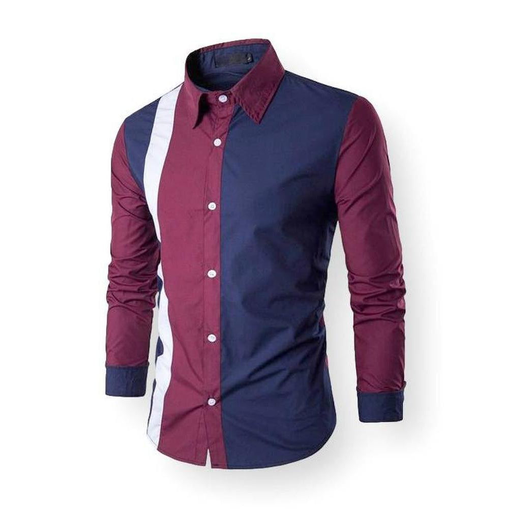 Saint Morris Patchwork Slim Shirt