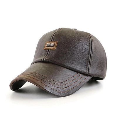 Sky Morris Leather Baseball Cap