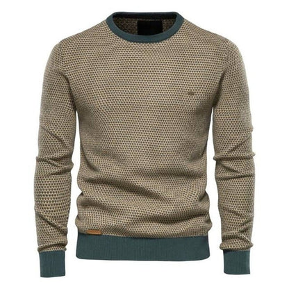 Sky Morris Textured Knitted Pullover