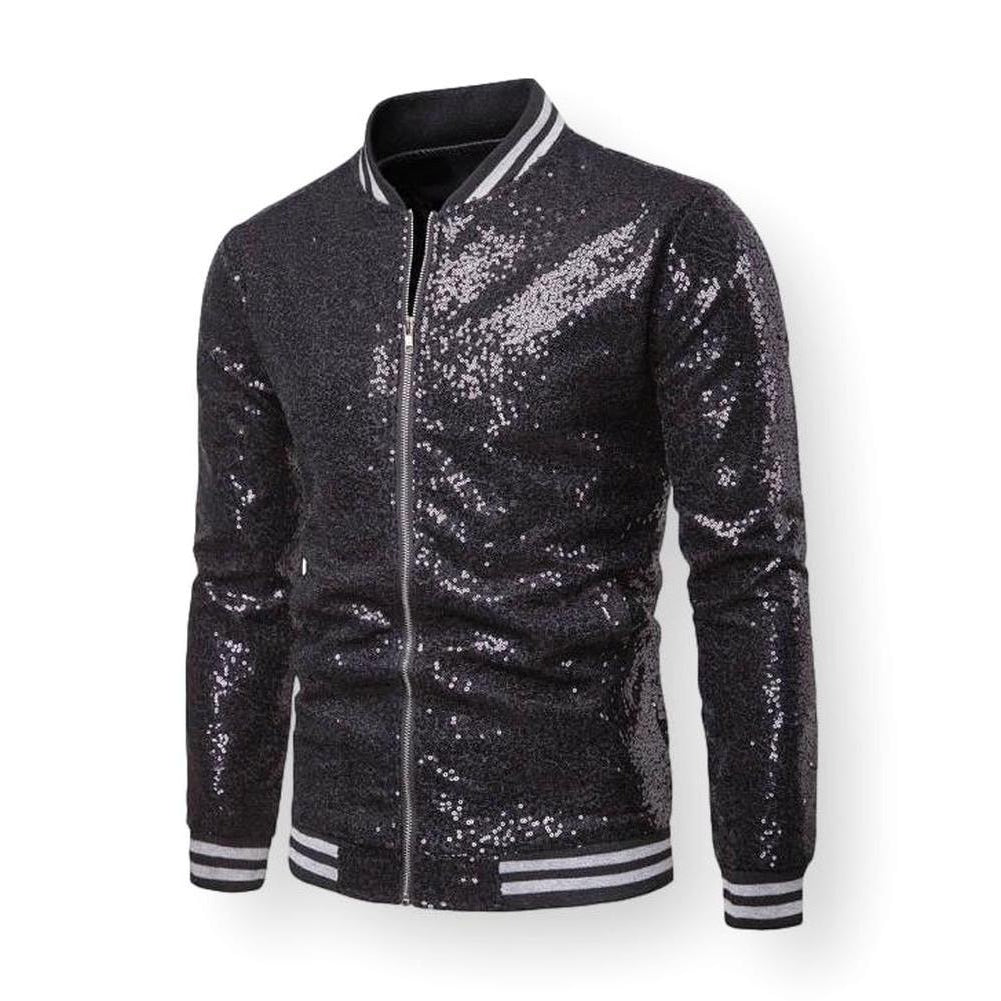 Sky Morris Sequin Glam Blazer