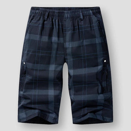 Moon Madrid Plaid Cargo Shorts