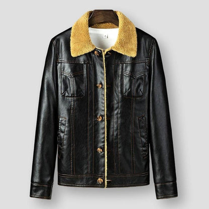 Moon Madrid Borger Leather Jacket