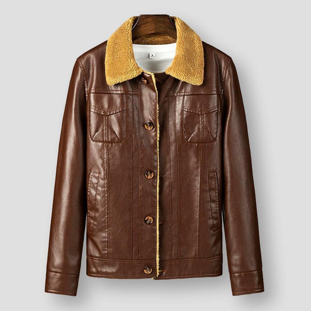 Moon Madrid Borger Leather Jacket