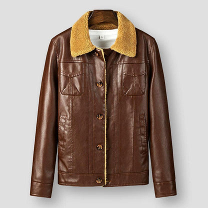 Moon Madrid Borger Leather Jacket