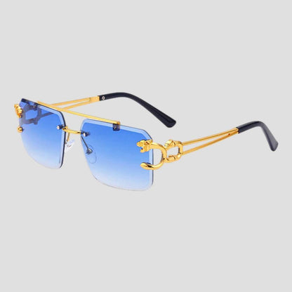 Moon Madrid Clovis Retro Rimless Sunglasses