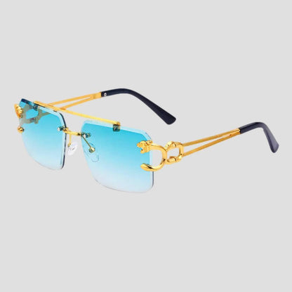 Moon Madrid Clovis Retro Rimless Sunglasses