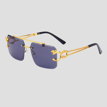 Moon Madrid Clovis Retro Rimless Sunglasses