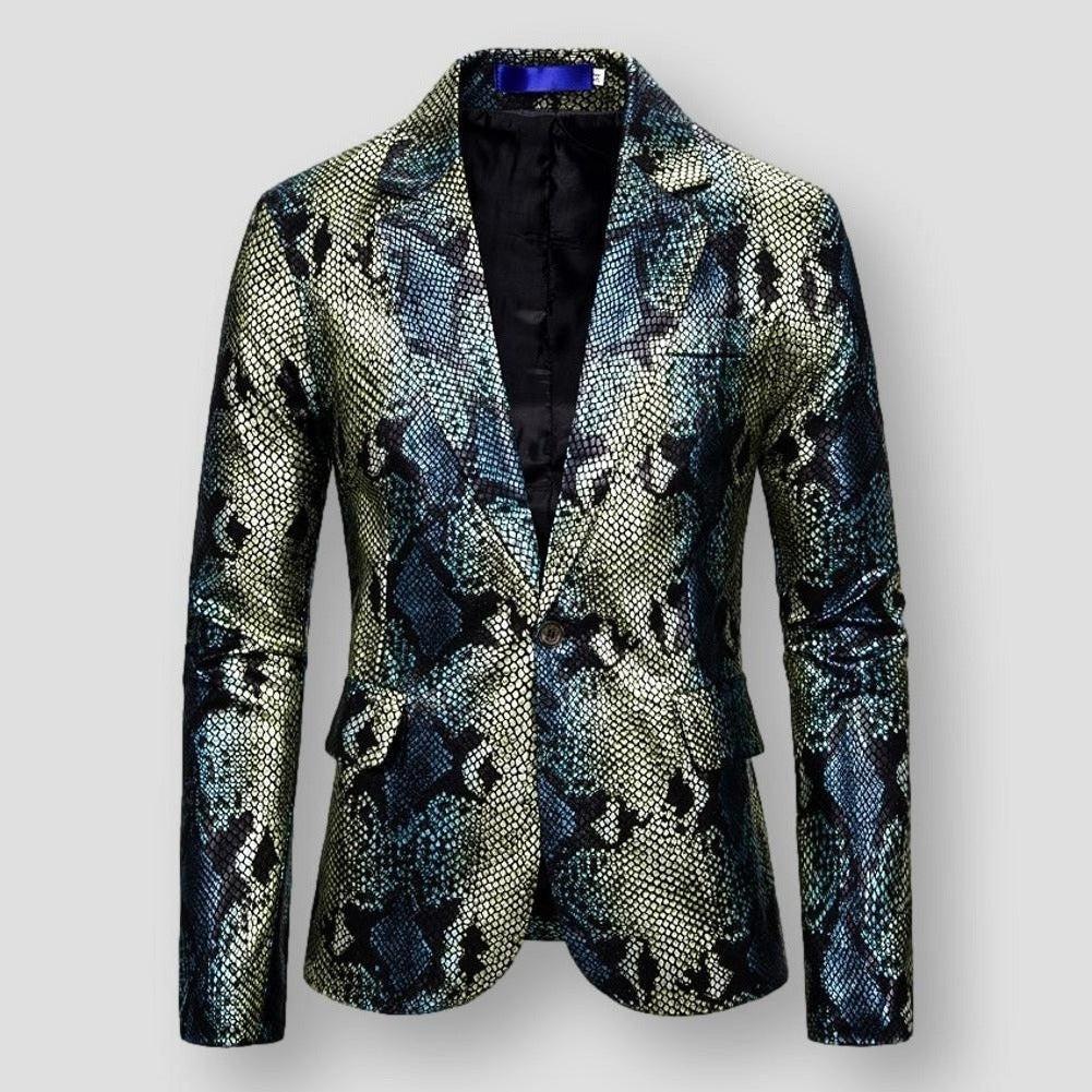 Moon Madrid Fish Scale Blazer