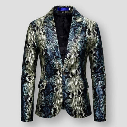 Moon Madrid Fish Scale Blazer