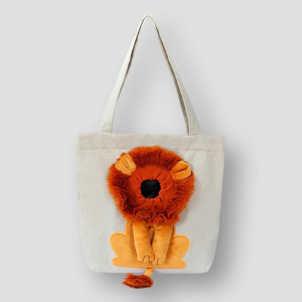 Moon Madrid Mesquite Lion Shaped Pet Bag