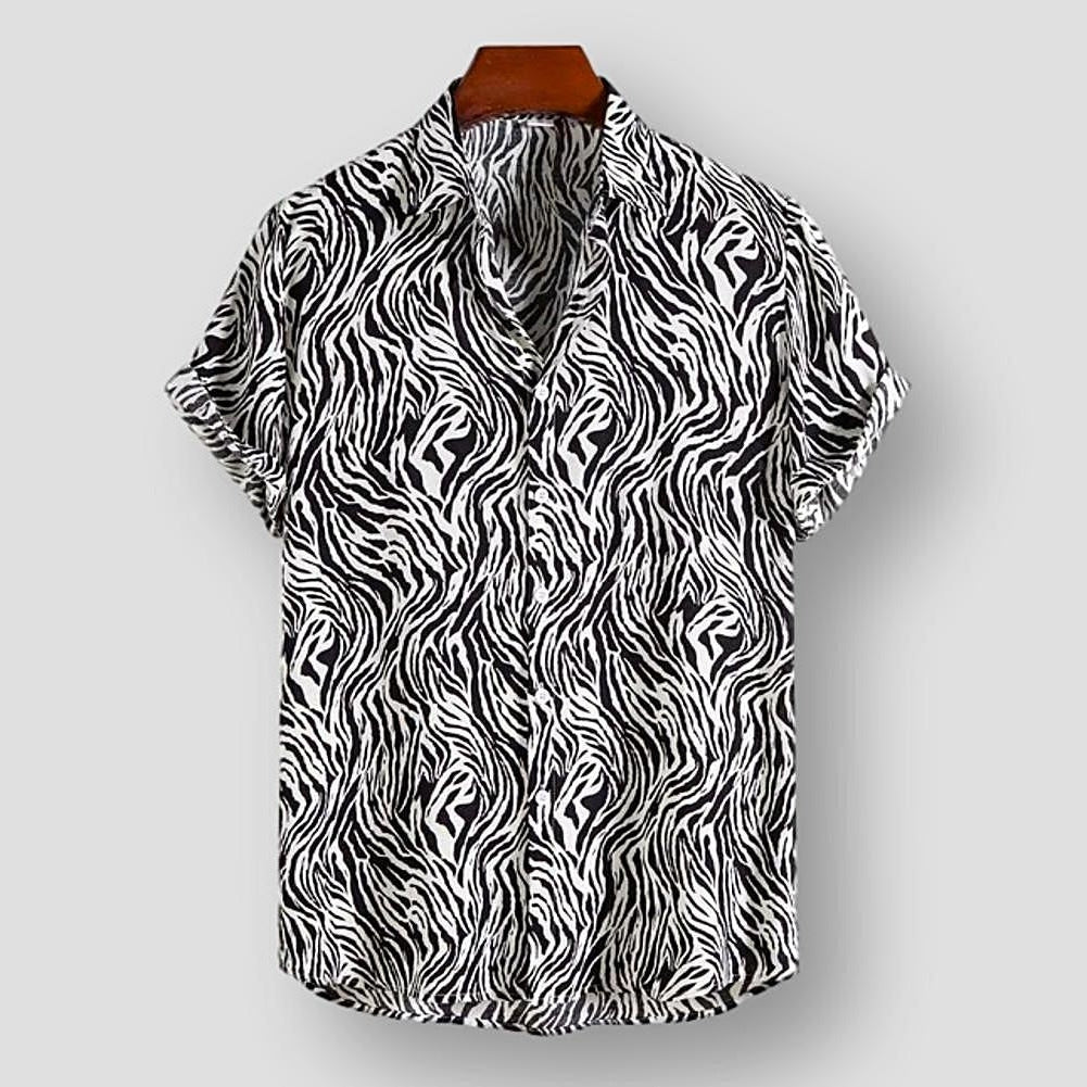 Moon Madrid Tulsa Wild Stripes Tiger Shirt