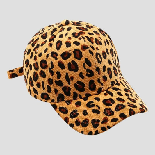 Moon Madrid Tyler Leopard Corduroy Cap