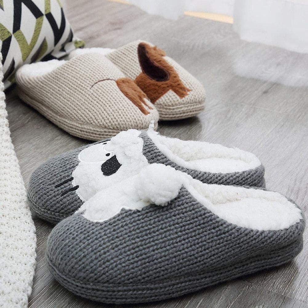 Moon Madrid Fluffy Animal Slippers