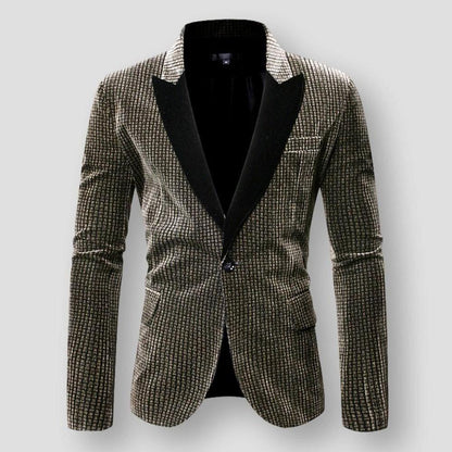 Saint Martin Conrad Plaid Blazer