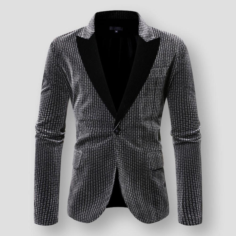 Saint Martin Conrad Plaid Blazer