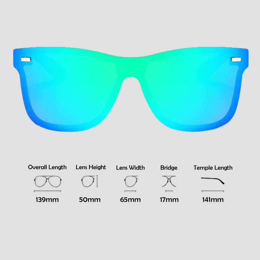 Saint Martin Hamden Reflective Frameless Sunglasses