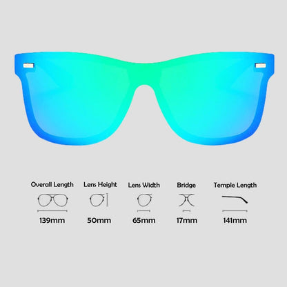 Saint Martin Hamden Reflective Frameless Sunglasses