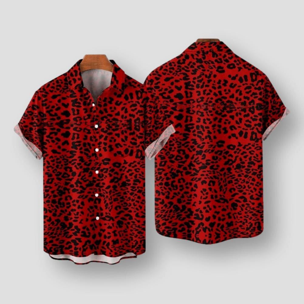 Saint Martin Reno Leopard Breeze Shirt