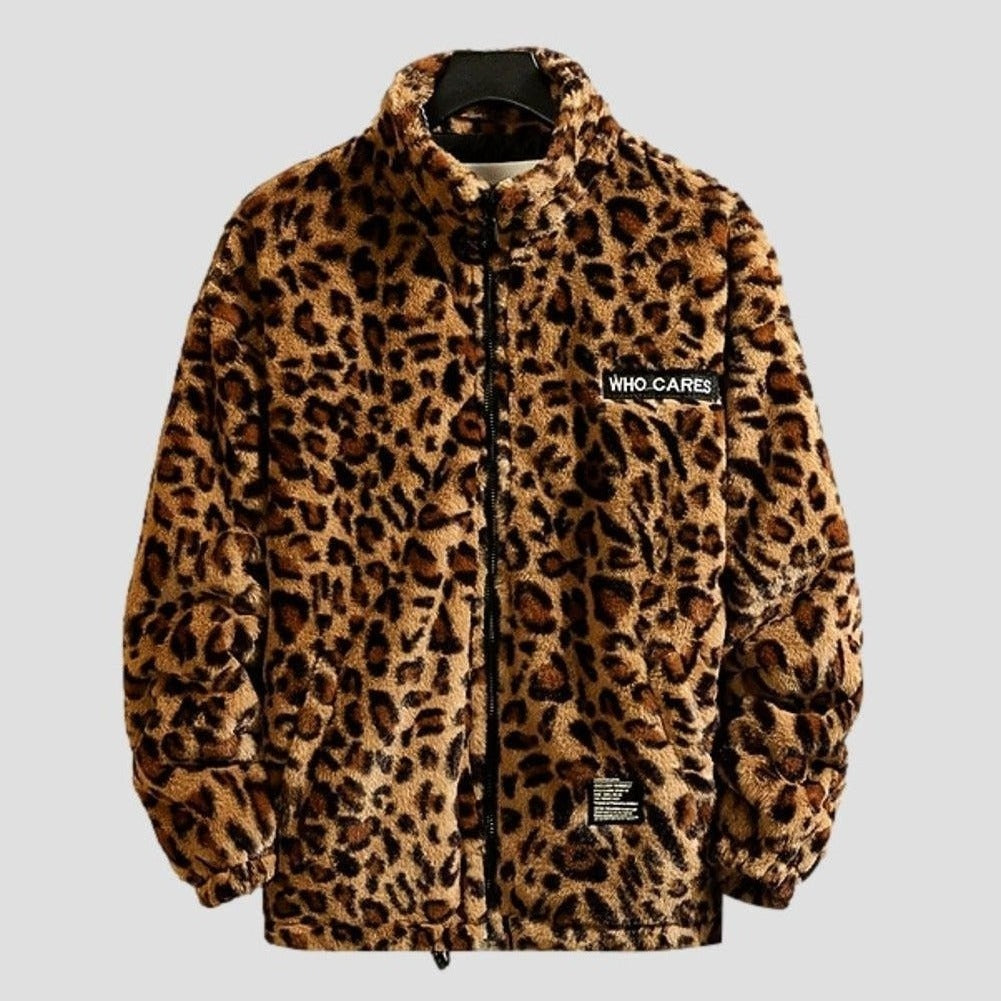 Sky Morris Leopard Padded Jacket