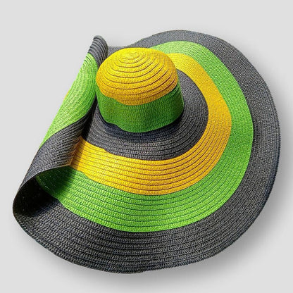 Sky Morris Odessa Sun-kissed Rainbow Straw Hat