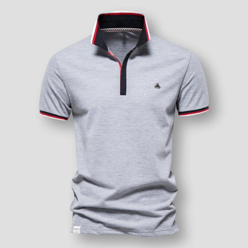 Sky Morris Ontario Zip-Up Polo Shirt