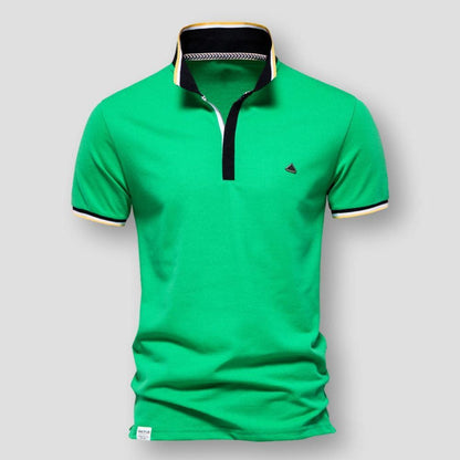 Sky Morris Ontario Zip-Up Polo Shirt