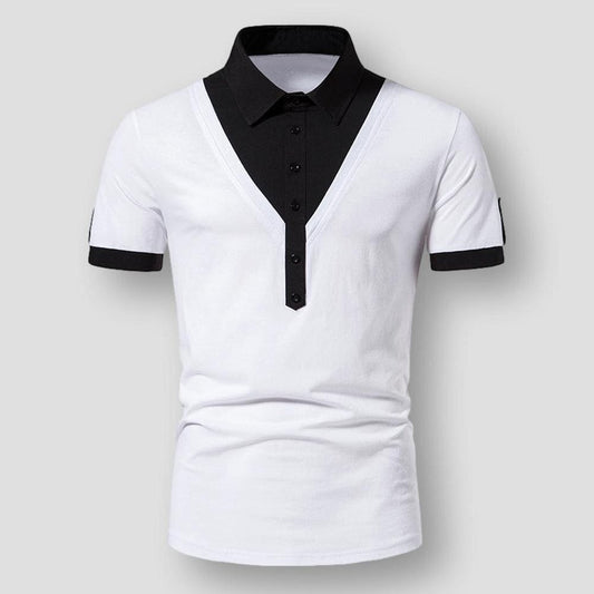 Sky Morris Wayne Two Tone Polo Shirt