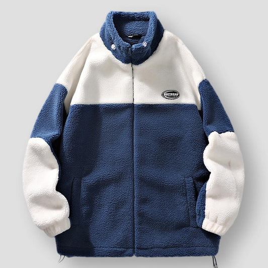 Sky Morris Patchwork Fleece Jacket